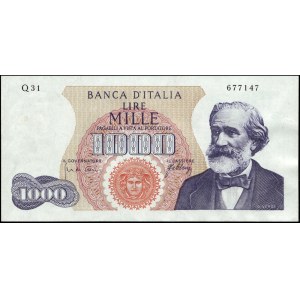 Italy. 1965 1000 Lire