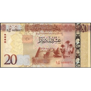 Libya. 2013 20 Dinars