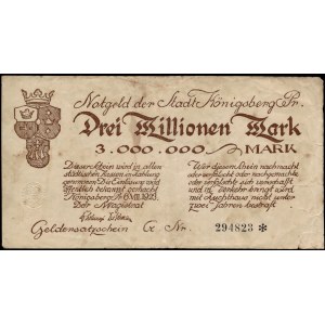 Russia. Kaliningrad 3 Million Mark 1923