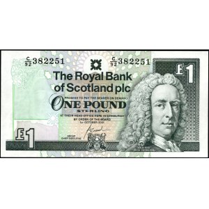 Scotland. 2001 1 Pound