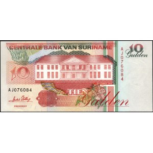 Suriname. 1996 10 Gulden
