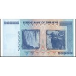 Zimbabwe. 2008 100 Trillion Dollars - Highest Denomination