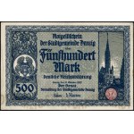 Danzig. 1922 500 Marek
