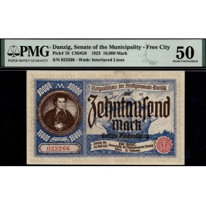 Danzig. 1923 10000 Marek