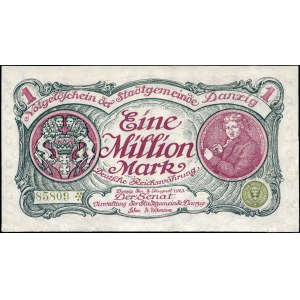 Danzig. 1923 1000000 Marek