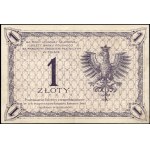 Poland. 1919 1 Zloty Prefix S.36 F