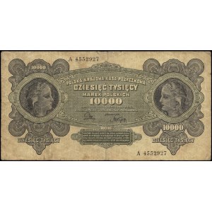 Polska. 1922 10000 Marek Prefiks A