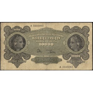 Polska. 1922 10000 Marek Prefiks A