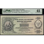 Poland. 1923 10000000 Marek Prefix AB