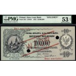 Poland. 1923 10000000 Marek Prefix Wzor