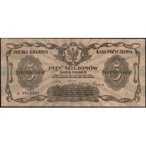 Poland. 1923 5000000 Marek Prefix A
