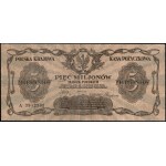 Poland. 1923 5000000 Marek Prefix A