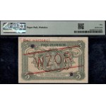 Poland. 1925 5 Zlotych Prefix Wzor