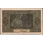 Poland. 1926 5 Zlotych Prefix Wylapane Falszerstwo