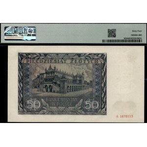 Poland. 1941 50 Zlotych Prefix A
