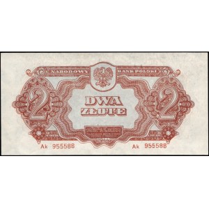 Poland. 1944 2 Zlote Prefix Ak