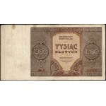 Poland. 1945 1000 Zlotych Prefix A