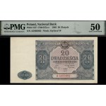 Poland. 1946 20 Zlotych Prefix A