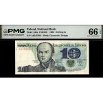 Poland. 1982 10 Zlotych Prefix A Minor Serial Number Error