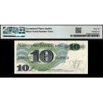 Poland. 1982 10 Zlotych Prefix A Minor Serial Number Error