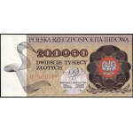 Poland. 1989 200000 Zlotych Prefix D