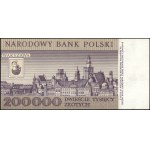 Poland. 1989 200000 Zlotych Prefix D