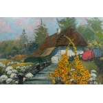 Ludwik Stasiak (1858 - 1924), Latem w ogrodzie