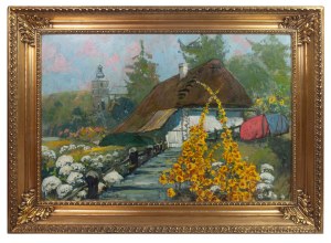 Ludwik Stasiak (1858 - 1924), Latem w ogrodzie