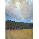 Ludwik Leszko (1890 - 1957), Pejzaż wiosenny, 1921 r.