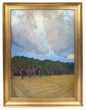 Ludwik Leszko (1890 - 1957), Pejzaż wiosenny, 1921 r.