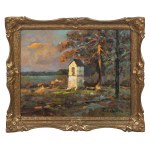 K. Zawada, Paesaggio con santuario
