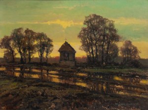 Wiktor Korecki (1890 - 1980), Przy kapliczce o zachodzie słońca