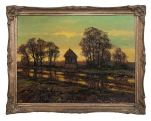 Wiktor Korecki (1890 - 1980), Przy kapliczce o zachodzie słońca
