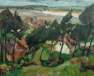 Jan Karmański (1887 - 1958), Brzeg Wisły pod Warszawą, 1932 r.