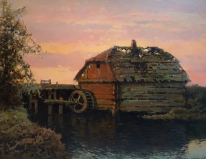 Wiktor Korecki (1890 - 1980), Młyn wieczorową porą