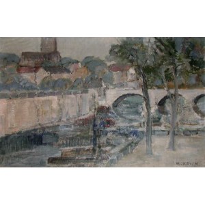 Henryk Krych (1905-1980), Paesaggio di Breslavia, 1950 circa.