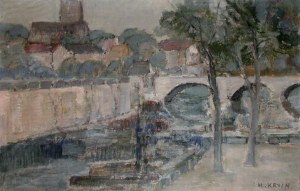 Henryk Krych (1905-1980), Pejzaż wrocławski, ok. 1950 r.