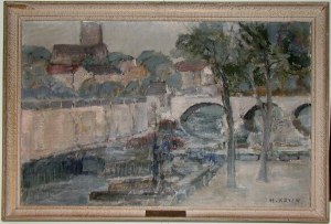 Henryk Krych (1905-1980), Pejzaż wrocławski, ok. 1950 r.