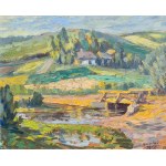 Michał Gawlak (1906 - 1971), Nowy mostek w Nałęczowie-Zdroju, 1955 r.