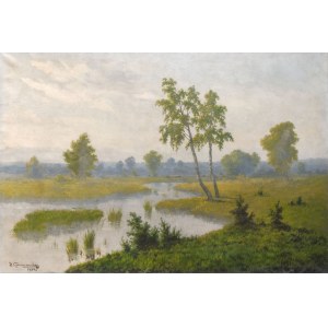 Joseph Guranowski (1855 - 1922), Spring Landscape, 1914.