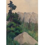 Friedrich Iwan (1889 - 1967), Pejzaż górski, 1943 r.