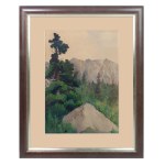 Friedrich Iwan (1889-1967), Horská krajina, 1943.