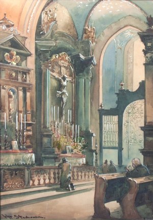 Władysław Chmieliński (1911-1979), Modlitwa w Kościele Mariackim