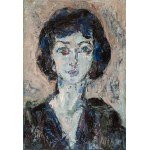Ałła Klement-Laskowska(1920-2000), Portret dziewczyny, Paryż, 1970 r.