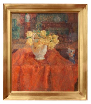 Zofia Albinowska-Minkiewiczowa (1886 - 1971), Martwa natura z różami