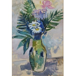 Zygmunt Radnicki (1894-1969), Kwiaty w wazonie, 1947 r.