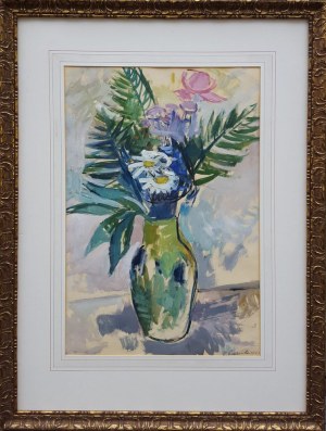 Zygmunt Radnicki (1894-1969), Kwiaty w wazonie, 1947 r.