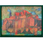 Karol Grams (1937 - 1996), Cubist Landscape, 1968.