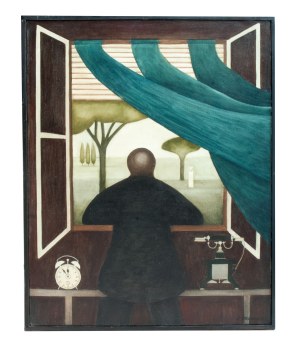 Zdzisław Struzik (1934 - 2004), W oczekiwaniu, 1990 r.