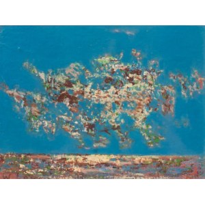 Wladyslaw Lam (1893 - 1984), Blue Composition